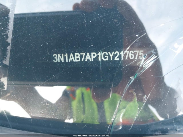 Продаж на аукціоні авто 2016 Nissan Sentra Fe+ S/s/sl/sr/sv, vin: 3N1AB7AP1GY217675, номер лоту: 45829035