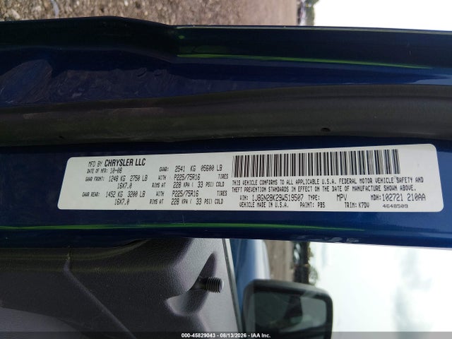 Продаж на аукціоні авто 2009 Jeep Liberty Sport, vin: 1J8GN28K29W519507, номер лоту: 45829043