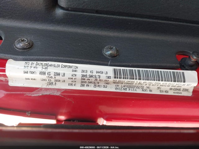 Aukcja sprzedaży 2005 Jeep Wrangler X, vin: 1J4FA39S55P352755, numer aukcji: 45829080