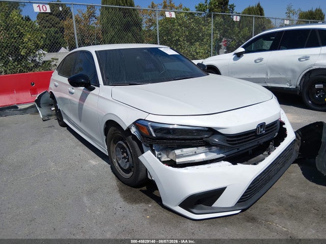 2022 Honda Civic Sport მანქანა იყიდება აუქციონზე, vin: 2HGFE2F52NH525835, აუქციონის ნომერი: 45829140