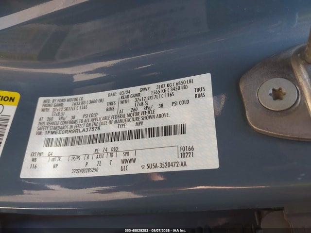 Продаж на аукціоні авто 2024 Ford Bronco Raptor, vin: 1FMEE0RR9RLA37578, номер лоту: 45829253