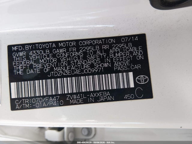 Toyota Prius V Three 2014 JTDZN3EU4EJ009971 Image 9