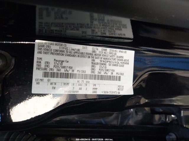 Ford C-max Energi Sel 2016 1FADP5CUXGL105958 Image 9