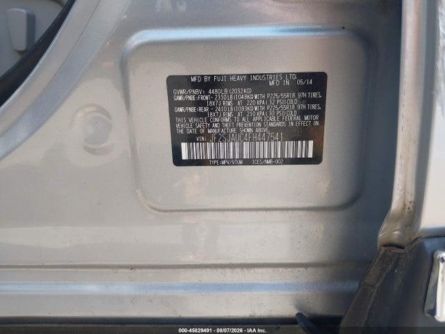 JF2SJAUC4FH447541 Subaru Forester