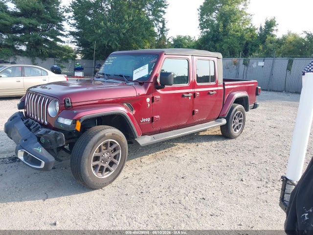 2021 Jeep Gladiator Overland 4x4 მანქანა იყიდება აუქციონზე, vin: 1C6HJTFG1ML545769, აუქციონის ნომერი: 45829555