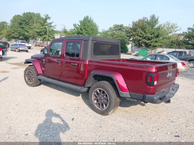 2021 Jeep Gladiator Overland 4x4 მანქანა იყიდება აუქციონზე, vin: 1C6HJTFG1ML545769, აუქციონის ნომერი: 45829555
