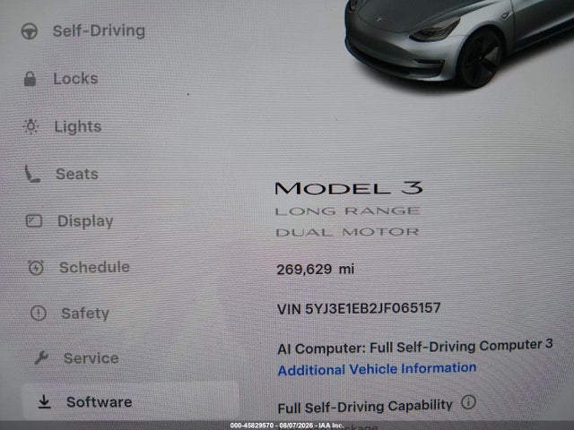 Tesla Model 3 Long Range/performance 2018 5YJ3E1EB2JF065157 Image 7