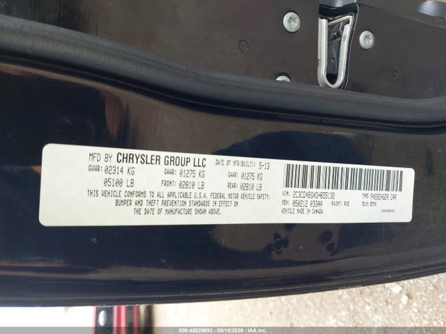 Продажа на аукционе авто 2013 Dodge Charger Se, vin: 2C3CDXBGXDH655132, номер лота: 45829693
