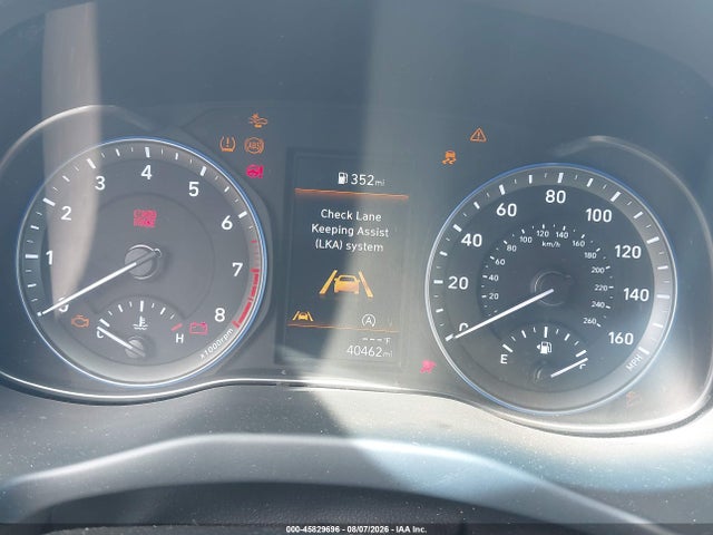 45829696 :رقم المزاد ، KM8K32AB9NU828362 vin ، 2022 Hyundai Kona Sel مزاد بيع
