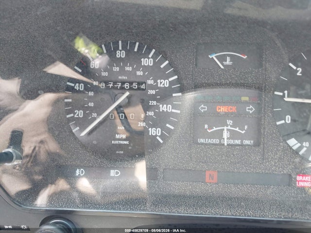 45829709 :رقم المزاد ، WBAEC8419J3266421 vin ، 1988 Bmw 635 Csi Automatic مزاد بيع