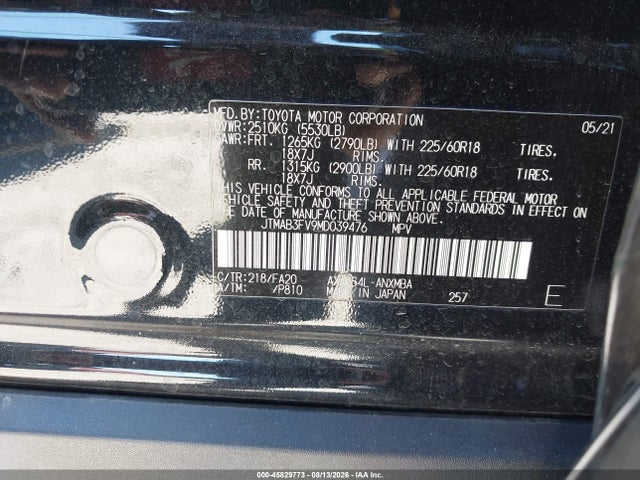 Toyota Rav4 Prime Se 2021 JTMAB3FV9MD039476 Image 9