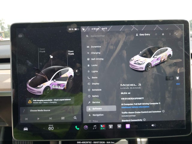 Tesla Model 3 Long Range/mid Range 2018 5YJ3E1EA1JF016877 Image 19