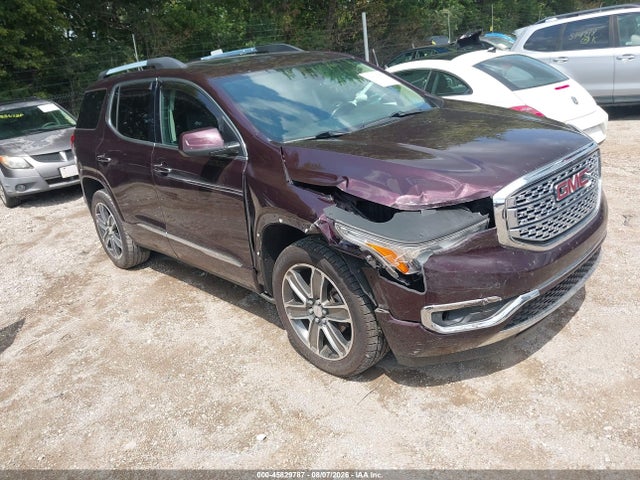 45829787 :رقم المزاد ، 1GKKNPLS9JZ120378 vin ، 2018 Gmc Acadia Denali مزاد بيع