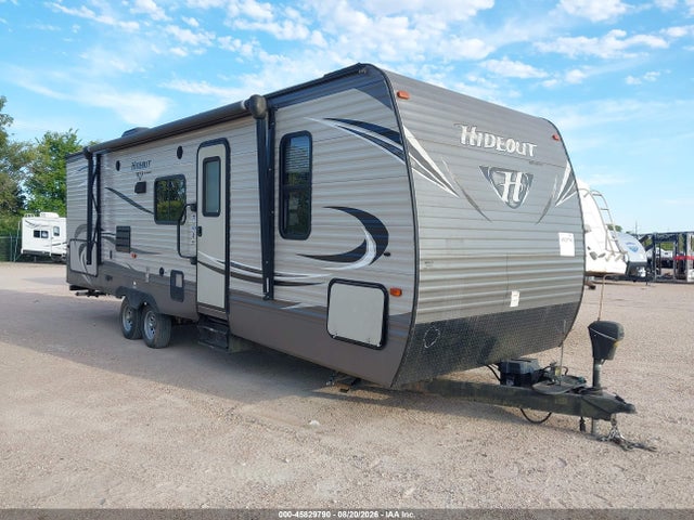 45829790 :رقم المزاد ، 4YDT27D25G7209339 vin ، 2016 Keystone Hideout Luxury 27 Db مزاد بيع