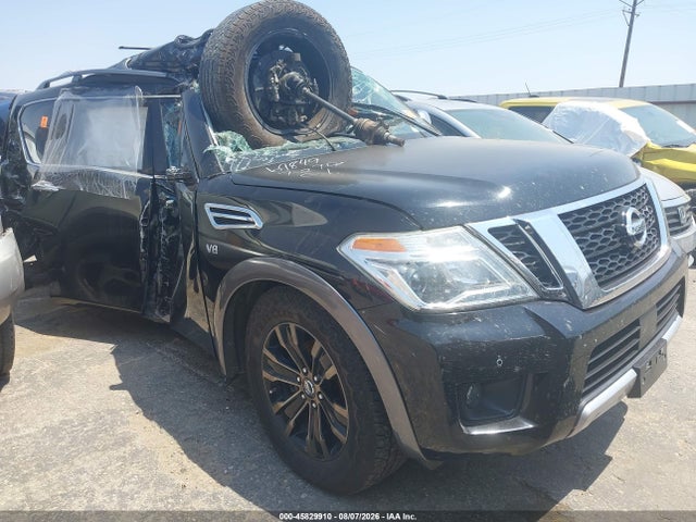 2018 Nissan Armada Platinum მანქანა იყიდება აუქციონზე, vin: JN8AY2NF1J9330964, აუქციონის ნომერი: 45829910