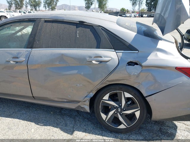 2023 Hyundai Elantra Hybrid Limited მანქანა იყიდება აუქციონზე, vin: KMHLN4AJ9PU055543, აუქციონის ნომერი: 45830117