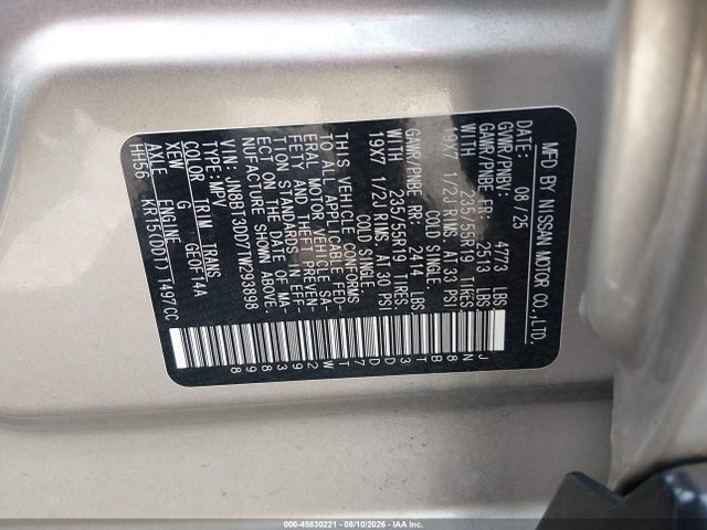 Nissan Rogue Platinum 2026 JN8BT3DD7TW293898 Image 9