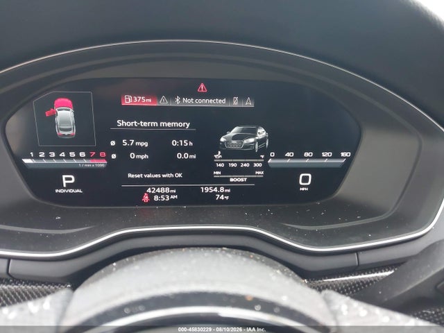 2020 Audi S5 Sportback Premium Plus Tfsi Quattro Tiptronic მანქანა იყიდება აუქციონზე, vin: WAUC4CF51LA016743, აუქციონის ნომერი: 45830229