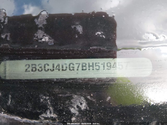2011 Dodge Challenger მანქანა იყიდება აუქციონზე, vin: 2B3CJ4DG7BH519457, აუქციონის ნომერი: 45830334