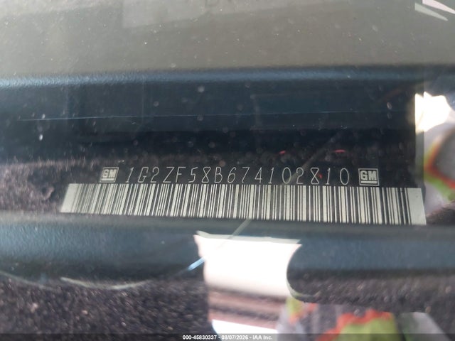 Продажа на аукционе авто 2007 Pontiac G6 Value Leader, vin: 1G2ZF58B674102810, номер лота: 45830337