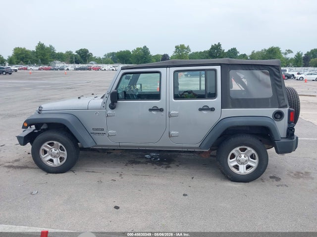 2015 Jeep Wrangler Unlimited Sport მანქანა იყიდება აუქციონზე, vin: 1C4BJWDG1FL760963, აუქციონის ნომერი: 45830349