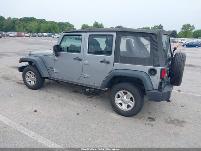 2015 Jeep Wrangler Unlimited Sport მანქანა იყიდება აუქციონზე, vin: 1C4BJWDG1FL760963, აუქციონის ნომერი: 45830349