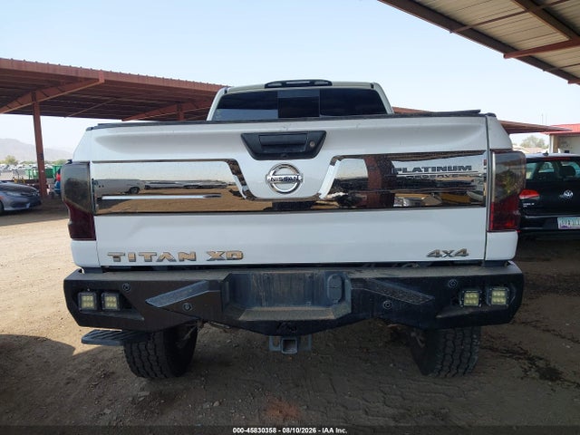 45830358 :رقم المزاد ، 1N6BA1F49HN566840 vin ، 2017 Nissan Titan Xd Platinum Reserve Diesel مزاد بيع