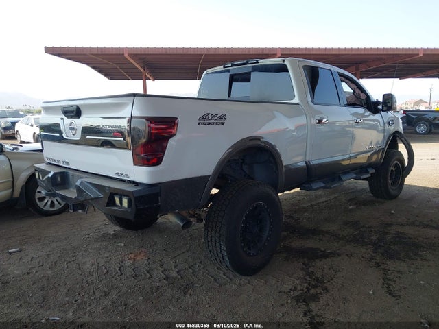 45830358 :رقم المزاد ، 1N6BA1F49HN566840 vin ، 2017 Nissan Titan Xd Platinum Reserve Diesel مزاد بيع