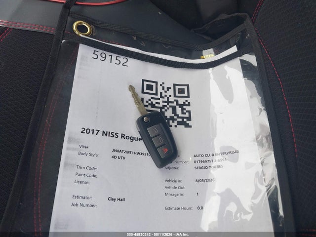 JN8AT2MT1HW395105 Nissan ROGUE S