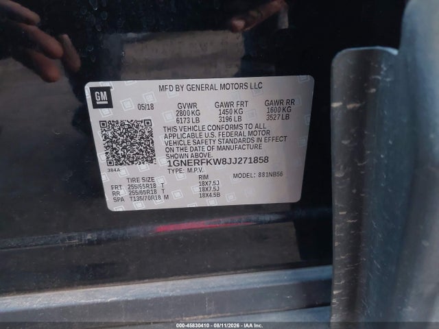 Chevrolet Traverse Ls 2018 1GNERFKW8JJ271858 Image 9