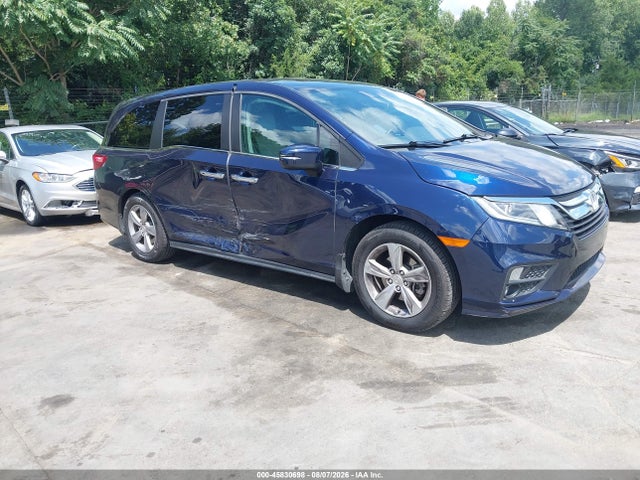 2018 Honda Odyssey Ex-l მანქანა იყიდება აუქციონზე, vin: 5FNRL6H7XJB059854, აუქციონის ნომერი: 45830698