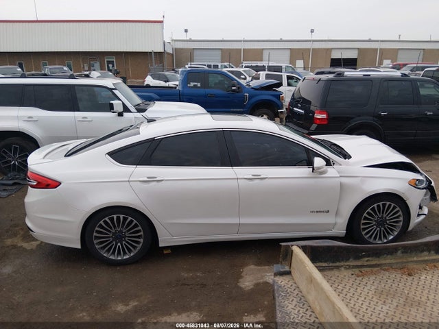 2017 Ford Fusion Hybrid Titanium მანქანა იყიდება აუქციონზე, vin: 3FA6P0RU9HR317515, აუქციონის ნომერი: 45831043
