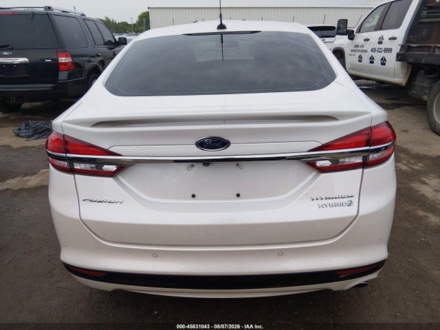 2017 Ford Fusion Hybrid Titanium მანქანა იყიდება აუქციონზე, vin: 3FA6P0RU9HR317515, აუქციონის ნომერი: 45831043