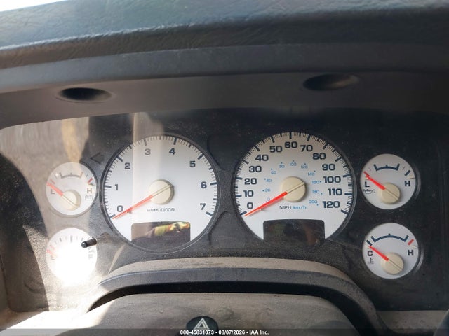 45831073 :رقم المزاد ، 1D7KS28D05J538453 vin ، 2005 Dodge Ram 2500 Slt/laramie مزاد بيع