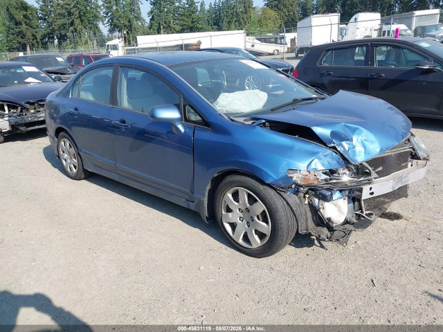 2009 Honda Civic Lx მანქანა იყიდება აუქციონზე, vin: 19XFA16549E042952, აუქციონის ნომერი: 45831119