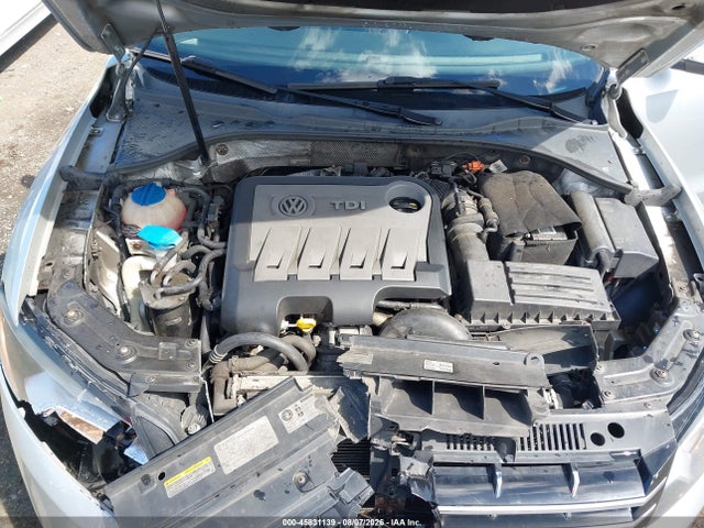 2014 Volkswagen Passat 2.0l Tdi Se მანქანა იყიდება აუქციონზე, vin: 1VWBN7A3XEC079174, აუქციონის ნომერი: 45831139