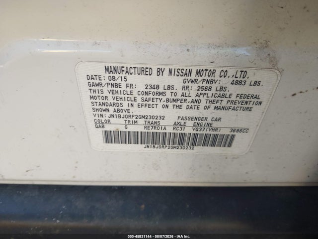Infiniti QX50 2016 JN1BJ0RP2GM230232 Image 9