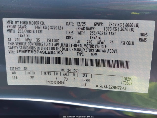 Ford Bronco Outer Banks 2025 1FMEE8BP4SLB84193 Image 9