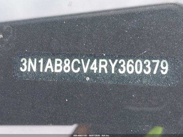 Aukcja sprzedaży 2024 Nissan Sentra Sv Xtronic Cvt, vin: 3N1AB8CV4RY360379, numer aukcji: 45831191