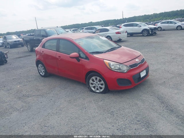 2014 Kia Rio Ex მანქანა იყიდება აუქციონზე, vin: KNADN5A36E6419447, აუქციონის ნომერი: 45831281