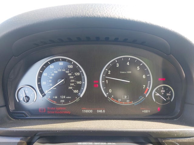 2012 Bmw 550i Xdrive მანქანა იყიდება აუქციონზე, vin: WBAFU9C59CC787413, აუქციონის ნომერი: 45831305