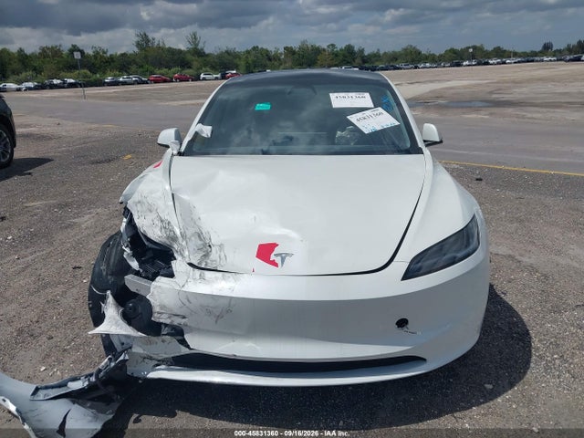 2025 Tesla Model 3 მანქანა იყიდება აუქციონზე, vin: 5YJ3E1EA6SF937090, აუქციონის ნომერი: 45831360