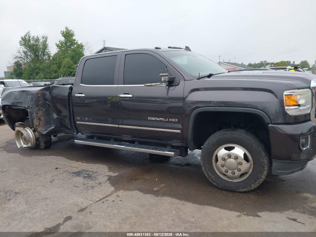 45831383 :رقم المزاد ، 1GT424E85FF531167 vin ، 2015 Gmc Sierra 3500hd Available Wifi Denali مزاد بيع