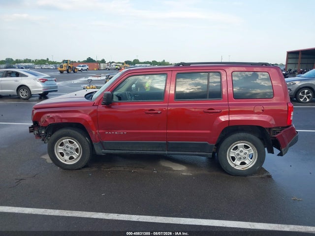 Продажа на аукционе авто 2015 Jeep Patriot Sport, vin: 1C4NJPBB7FD386900, номер лота: 45831385