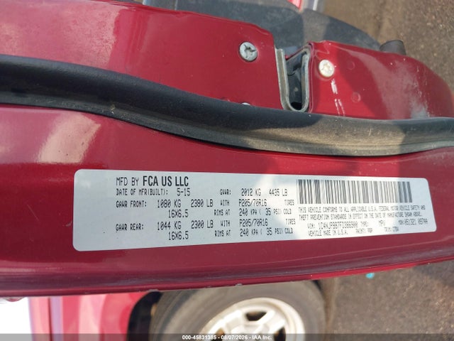 Продажа на аукционе авто 2015 Jeep Patriot Sport, vin: 1C4NJPBB7FD386900, номер лота: 45831385