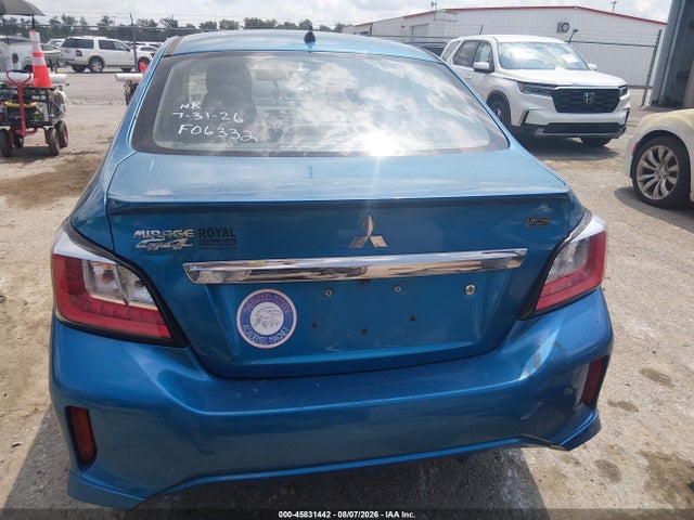 45831442 :رقم المزاد ، ML32FUFJ6MHF06332 vin ، 2021 Mitsubishi Mirage G4 Carbonite Edition/es/le مزاد بيع
