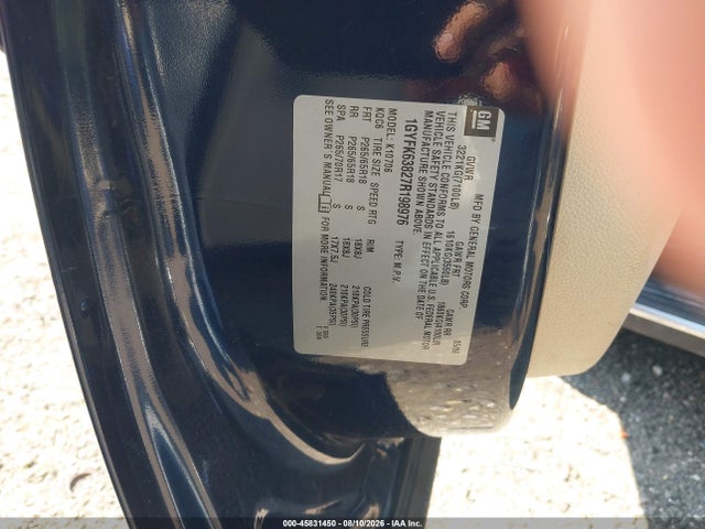 45831450 :رقم المزاد ، 1GYFK63827R198976 vin ، 2007 Cadillac Escalade مزاد بيع