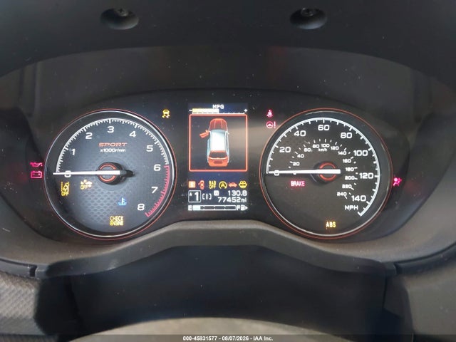 45831577 :رقم المزاد ، JF2SKARC8MH543661 vin ، 2021 Subaru Forester Sport مزاد بيع