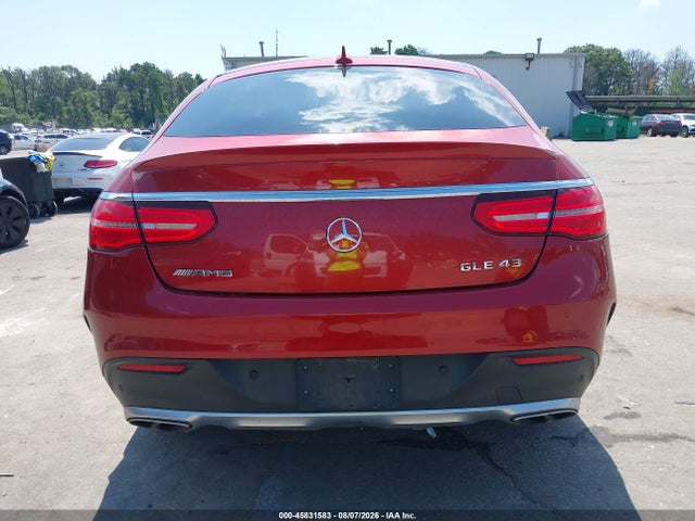 Aukcja sprzedaży 2017 Mercedes-benz Amg Gle 43 Coupe 4matic, vin: 4JGED6EB1HA059941, numer aukcji: 45831583