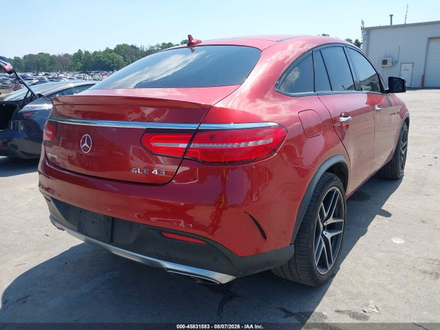 Aukcja sprzedaży 2017 Mercedes-benz Amg Gle 43 Coupe 4matic, vin: 4JGED6EB1HA059941, numer aukcji: 45831583
